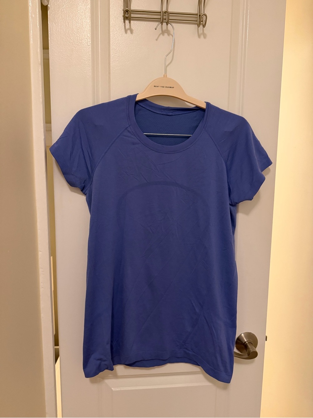 Lululemon Swiftly Tech Hip Length Women’s Short Sleeve Active Tee - Blue